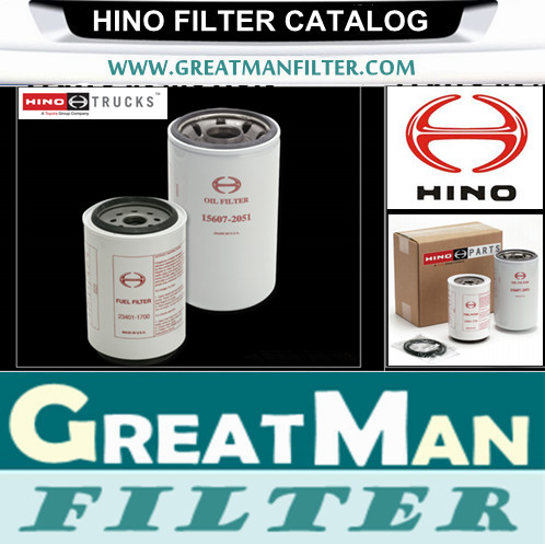 HINO FILTER CATALOG