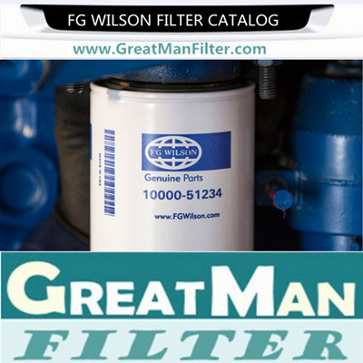 FG WILSON FILTER CATALOG