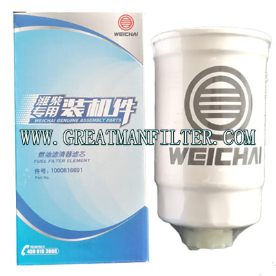 1000816691 13020488 WEICHAI 226B DEUTZ WP4/WP6 Fuel Filter